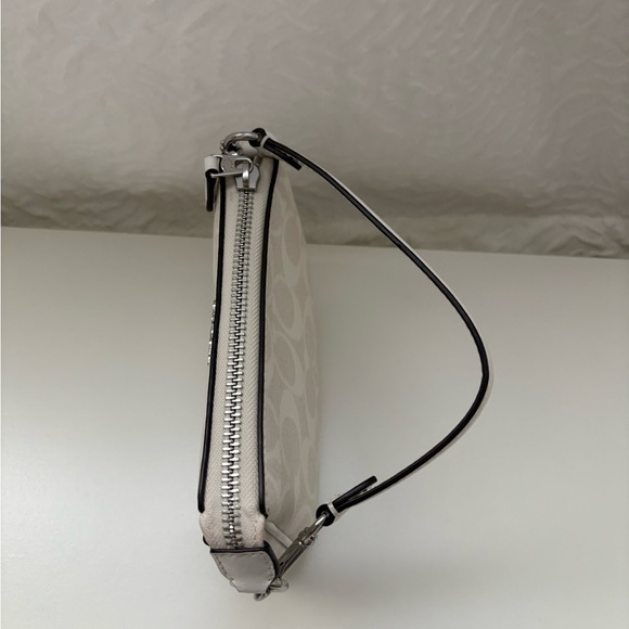 Coach Signature Cream Wristlet